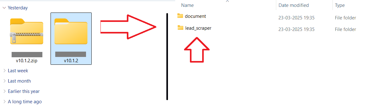 Folder structure