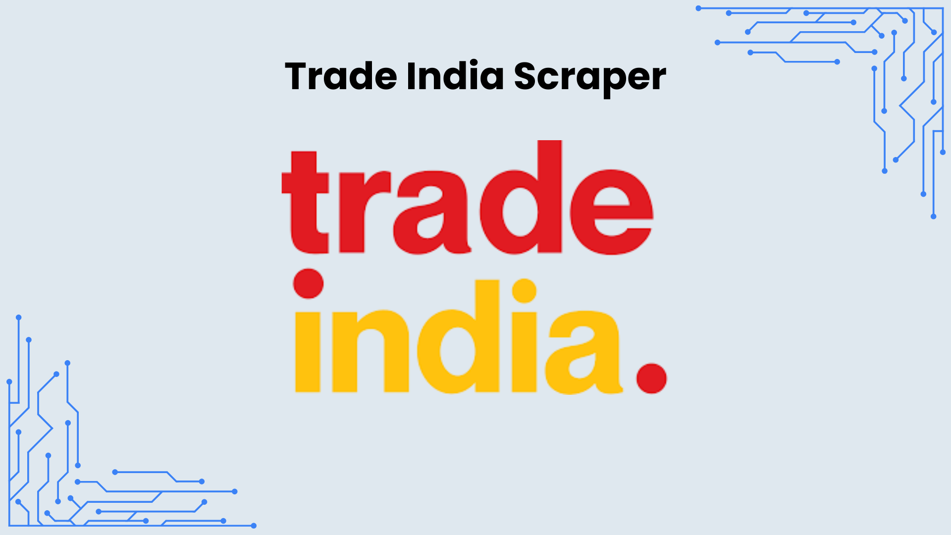 Trade India Scraper Result
